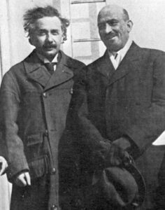 Albert Einstein et Chaim Weizmann, 1921